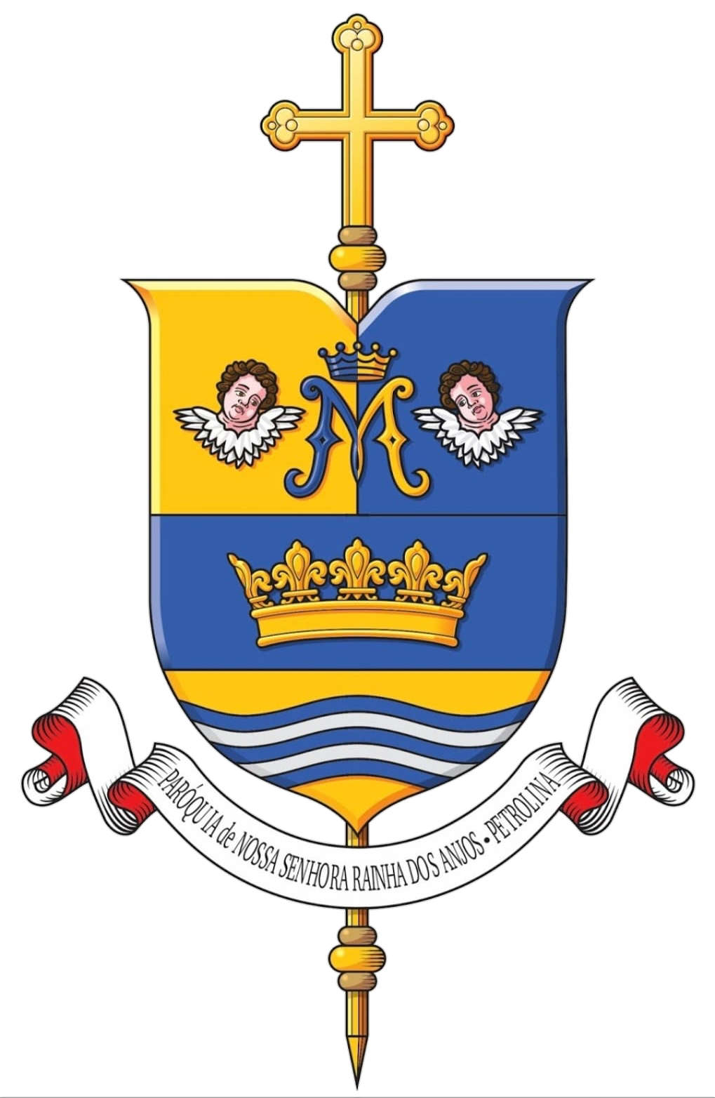 Brasão Paróquia N. Sra. Rainha dos Anjos